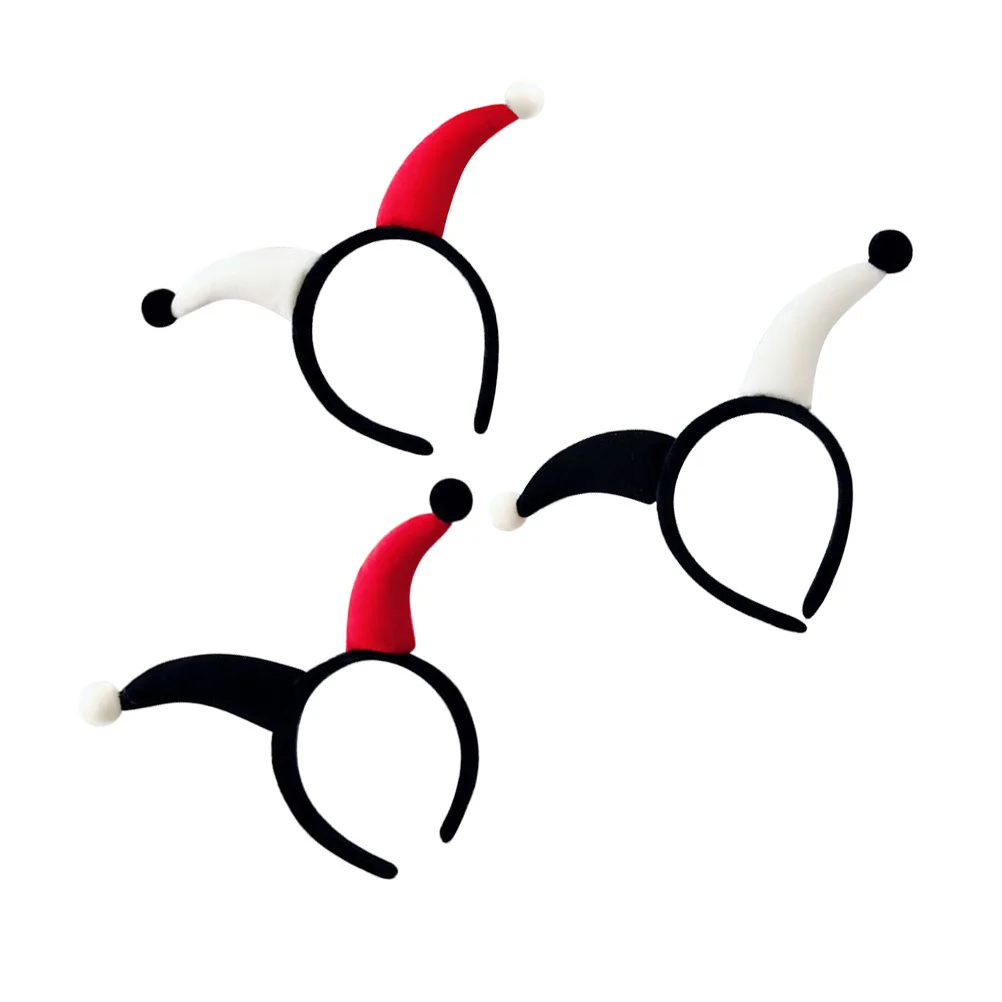 

3 шт., повязка на голову с бычьим рогом, креативные обручи для волос для косплея, вечерние принадлежности, легкий, удобный, черный, красный, черный, белый цвет