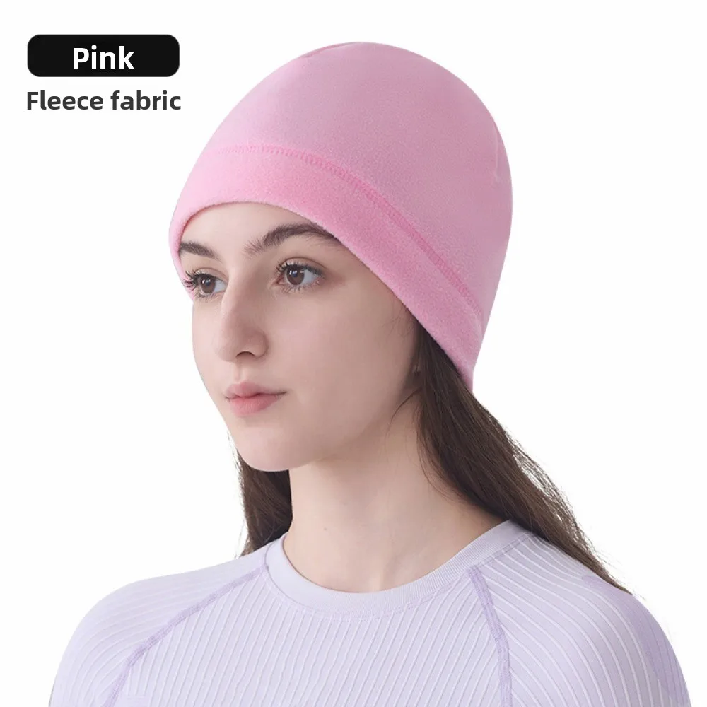 القطبية الصوف الشتاء تشغيل القبعات دفئا يندبروف تشغيل الشتاء قبعة رياضية تنفس بلون في الهواء الطلق قبعة تدفئة ركوب الدراجات