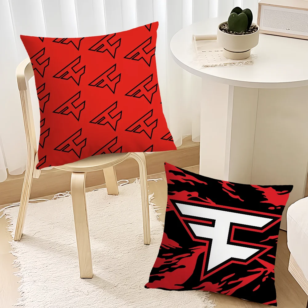 Esports F-FaZe-Clan Cool Fashion Team cover Living Room Headboard Office Cushion Bedroom Cushion Sofa Nap Time Pillow Case