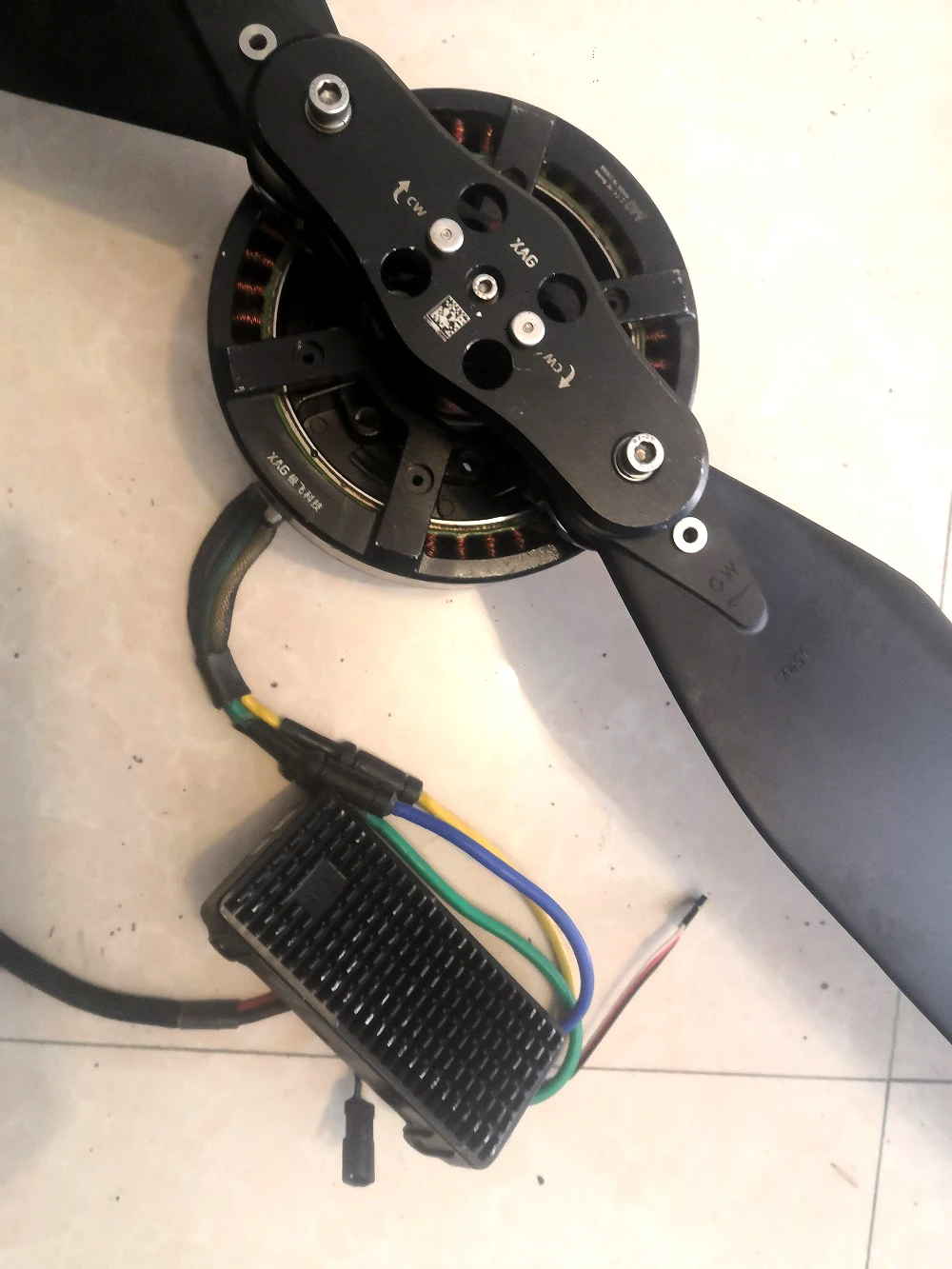 A40 CCW Brushless Motor for Plant Protection Drone DIY Manned UAV Engine Blade Clamp Propeller Buckle ESC Motor Base