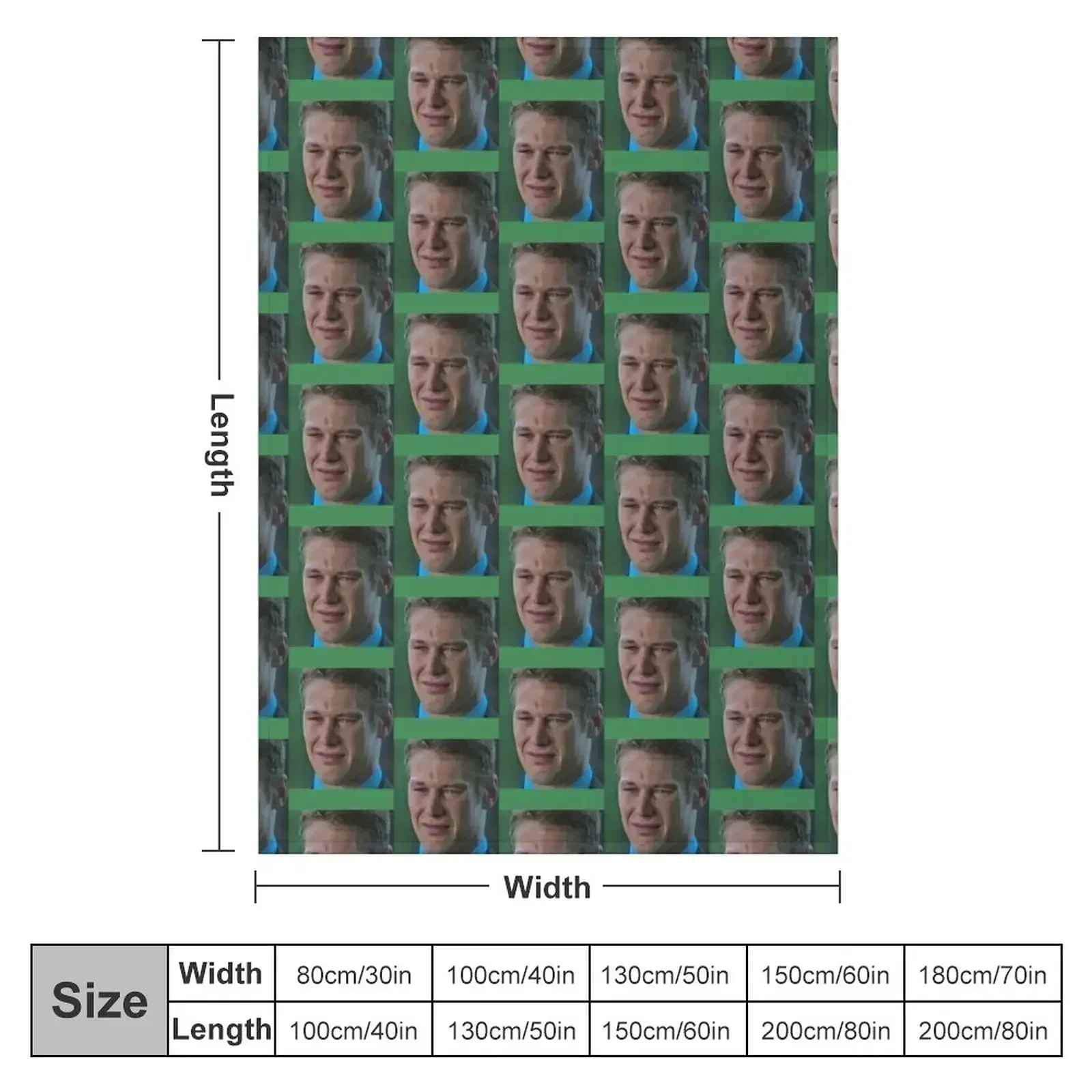 Matt Donovan Crying Throw Blanket Soft Plaid Hair Soft Beds Polar decorative Plaid on the sofa Blankets