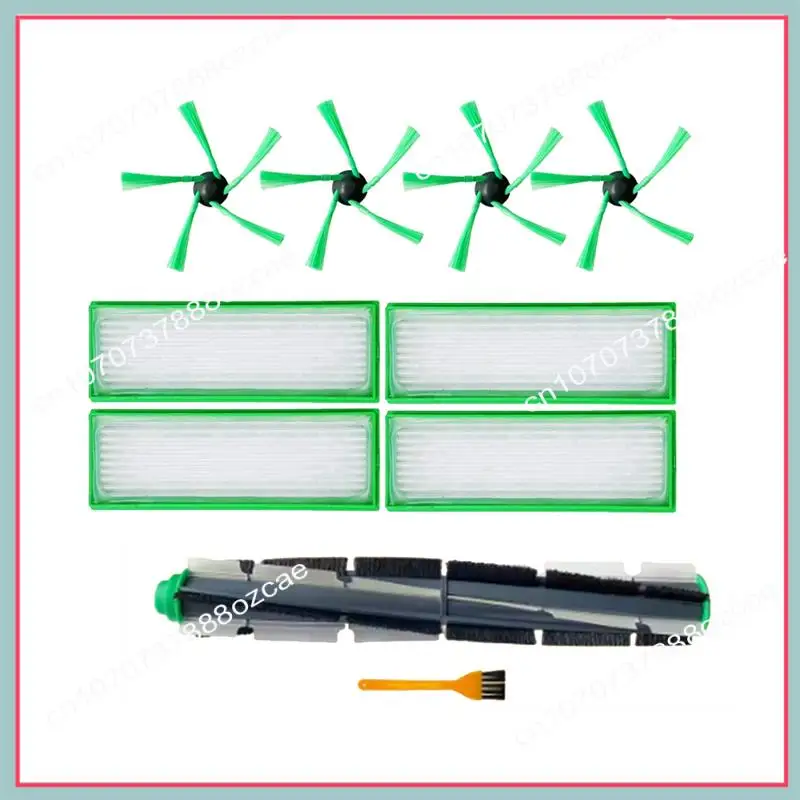 Paquete de accesorios de aspiradora A26P Ultimate: 10 piezas con filtros HEPA y cepillos laterales para Vorwerk Kobold VR200 VR300