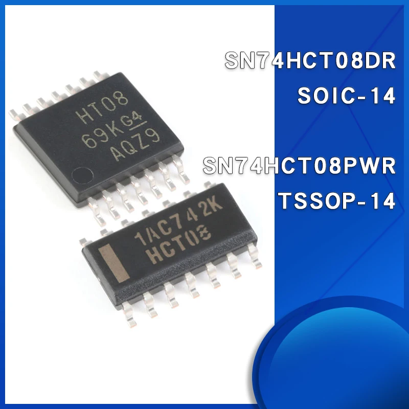 5pcs SN74HCT08DR SN74HCT08PWR Four-way 2-input positive and gate logic chip