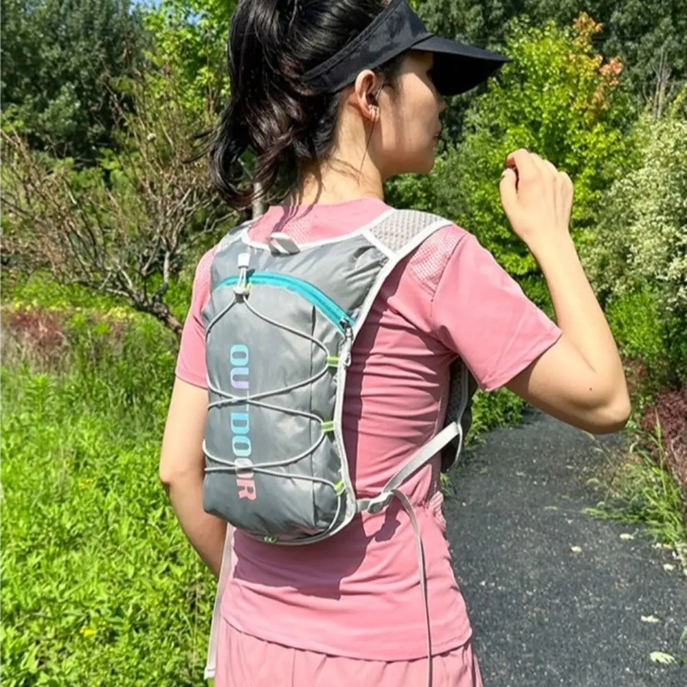Breathable Hydration Pack Waterproof Multiple Pockets Running Hydration Vest Ultra-light Convenient Hydration Jogging Vest