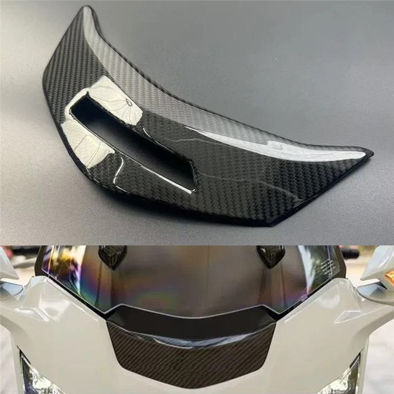 

Motorcycle Accessories Carbon Fiber Fairing Head Cover Front Upper Cowl For Honda Goldwing Gold Wing GL1800 F6B 2018+-X67A