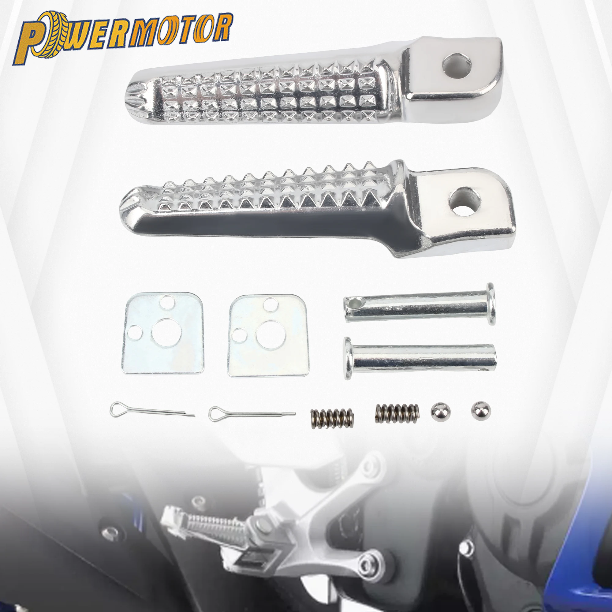 Für Yamaha Honda Phantom 150 CB190R Motorrad Hintere Fußrasten Rutschfeste Fußstützen Aluminiumlegierung Zubehör – Detail 1