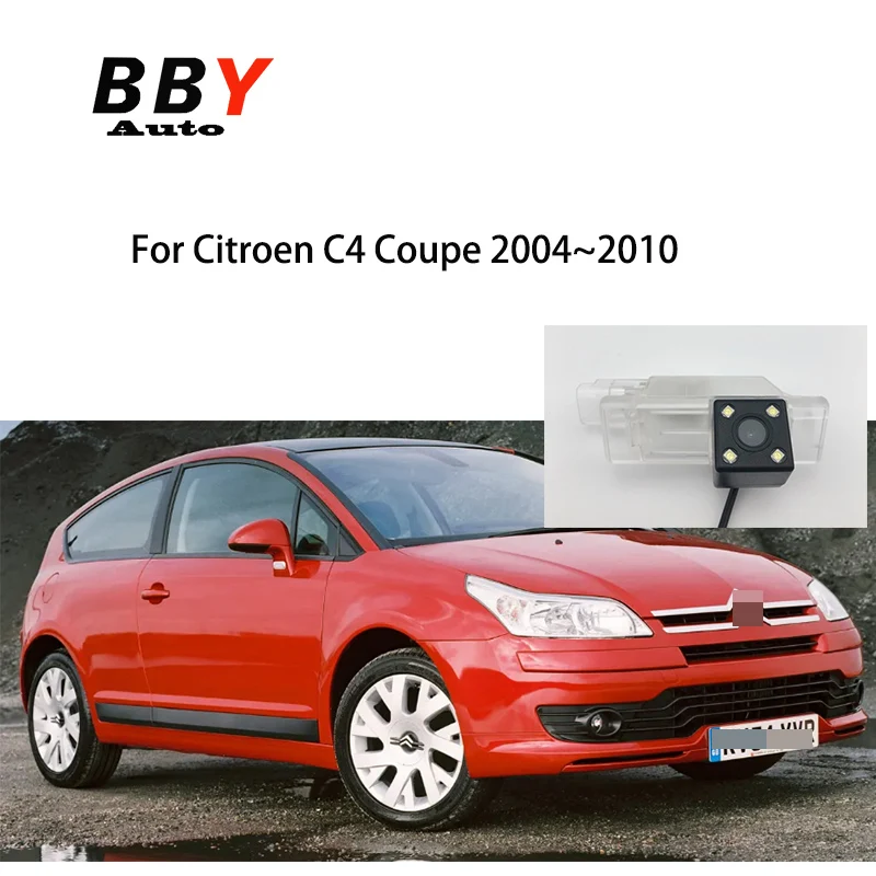 

License Plate Camera For Citroen C4 Coupe 2004~2010 Peugeot 508 Sedan 508 SW 508 RXH 2011~2018 CCD HD Rear View Camera