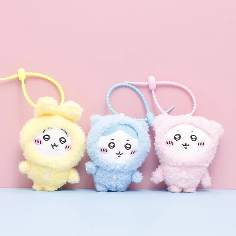 Chiikawa Pluszowe zabawki Kawaii Chiikawa Plushie Śliczna lalka Hachiware USAGI Stuff Brelok do kluczy Dekoracja pokoju Plecak Breloczek Prezent dla fanów