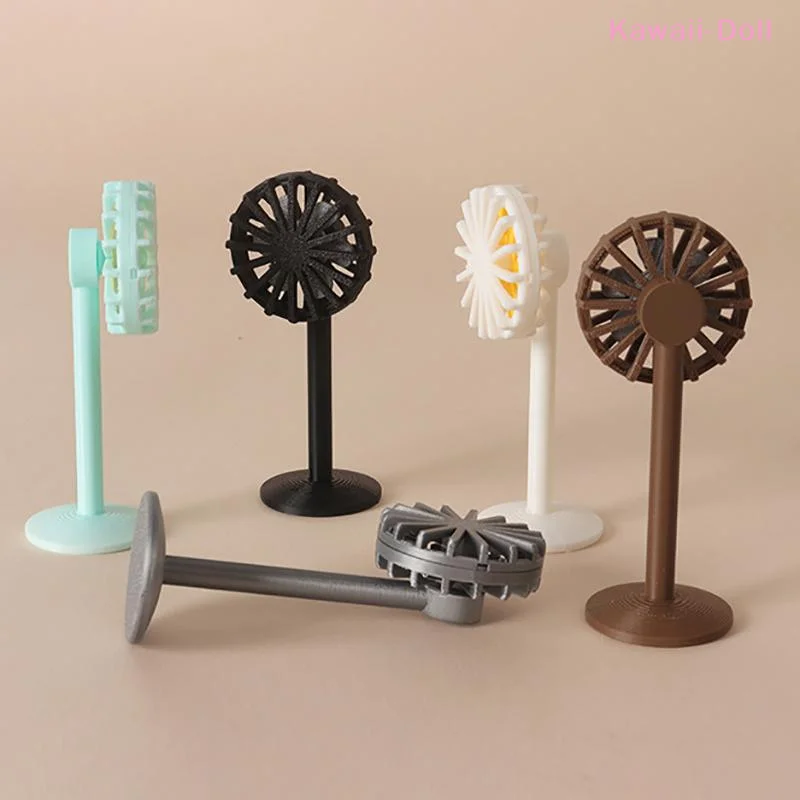 [DO]1/12 Puppenhaus Miniatur Simulierter Standventilator Modell Puppenhausmöbel Dekoration Puppenhaus-Szene Rollenspielzeug[DO]