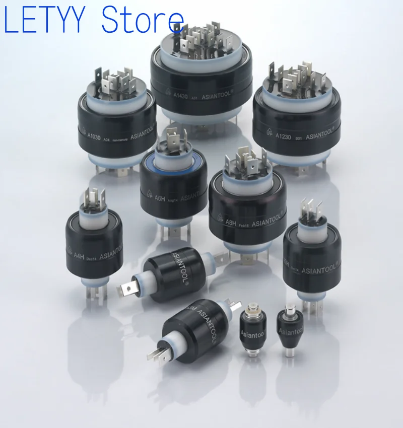 Conductive Slip Ring Asiantool Mercury Slip Ring A2H A3H A4H A6H A8H 2/4/6/8 Way Collector Ring