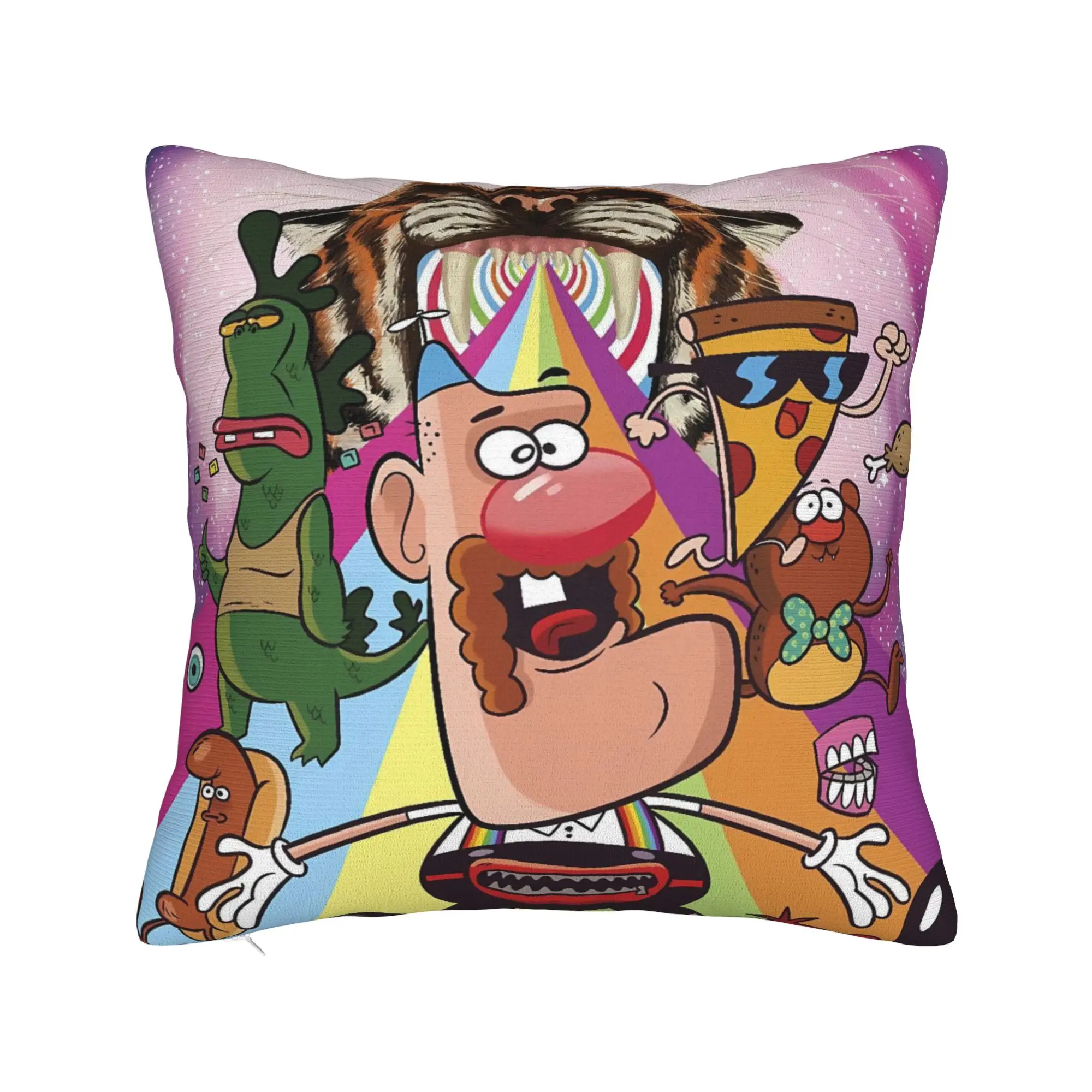 Uncle Grandpa Pillow Cover  Cute Funny Pillow Case For Sofa Car Home Decor Soft Cushion Cover Gift Idea