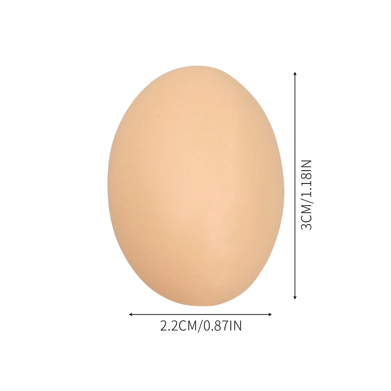 5-50PCS Hatching Egg Easter Hen Poultry Hatch Breeding Simulation Fake Plastic Artificial Eggs DIY Painting Egg Educational Toys