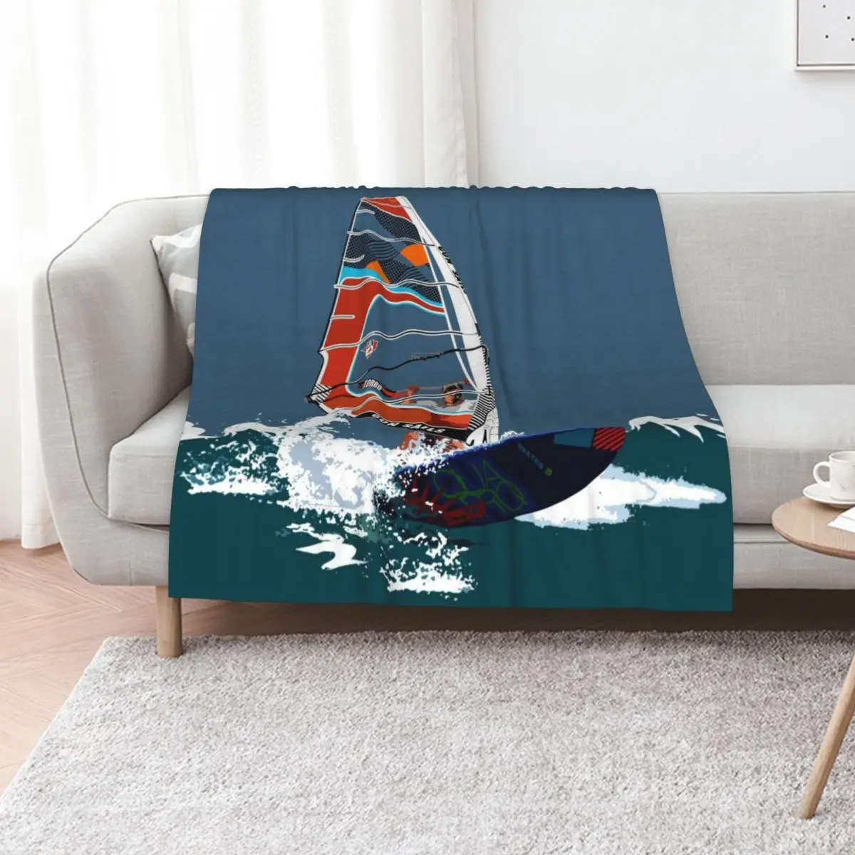 Surfing II Throw Blanket Comforter Soft Beds Thins Cute Plaid Baby Thin Blankets