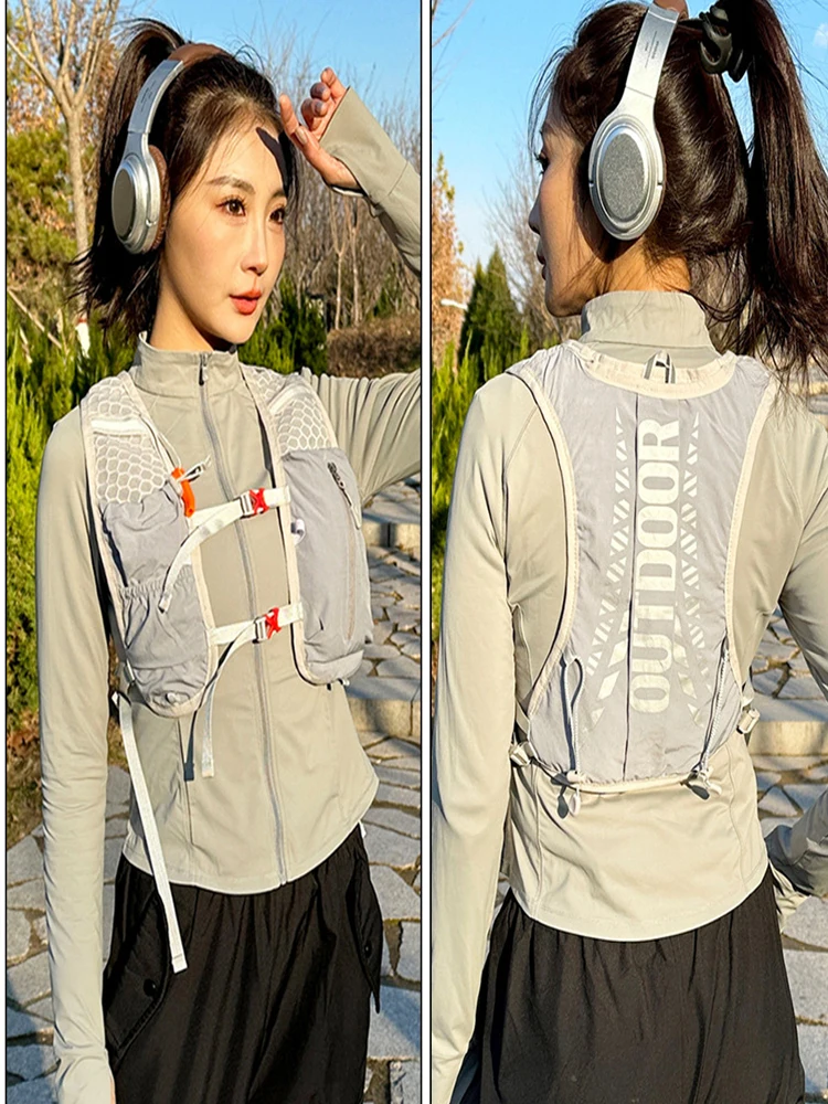 Running Hydration Vest for Women and Men,Breathable,Lightweight  Hydration Backpack Bag for Runs,Hiking,Cycling,Trails,Marathons