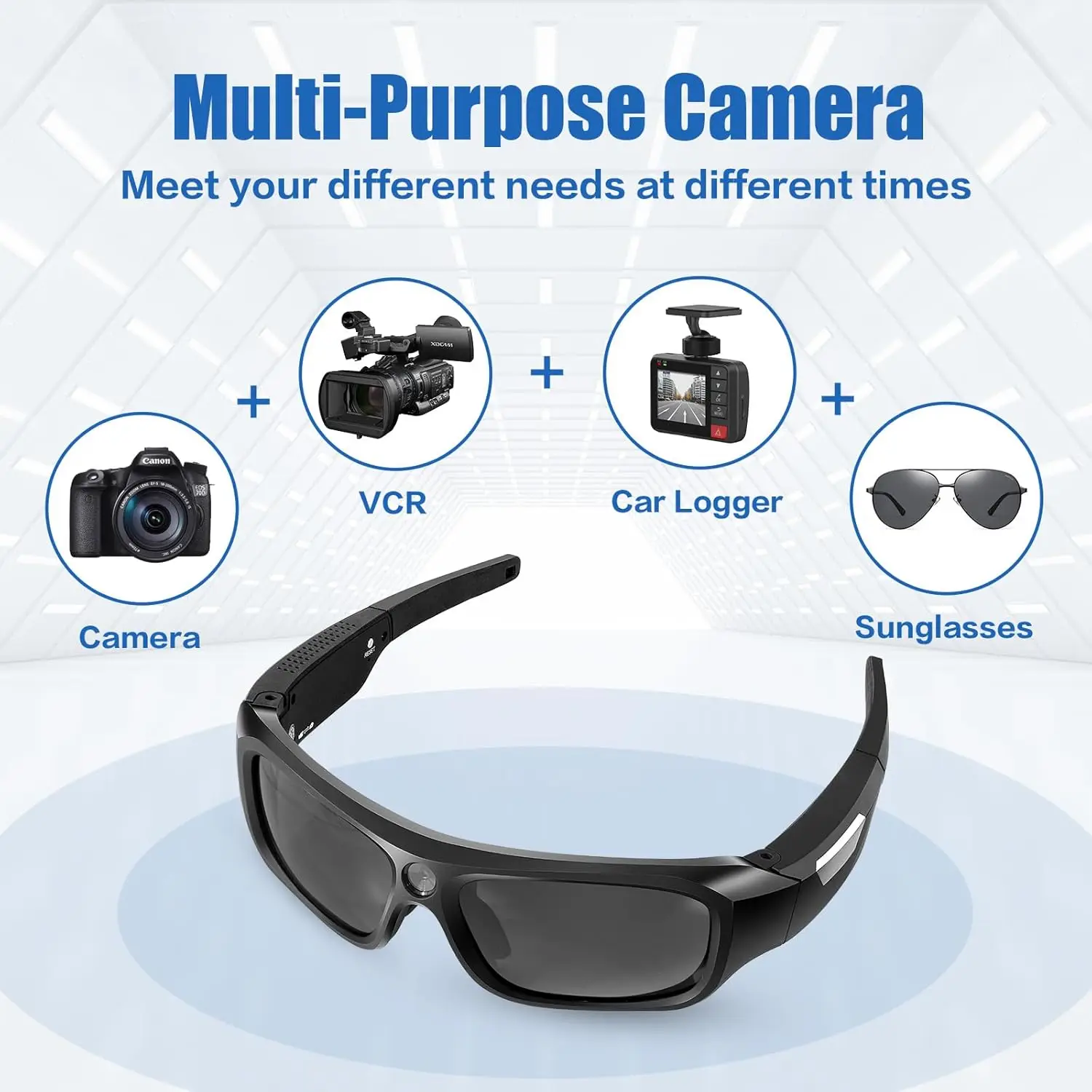

4K Action Cameras Sunglasses Digital Photography Mini Wireless Pocket Telecamera Moto Recorder Long Lasting Battery Bike 120Fps