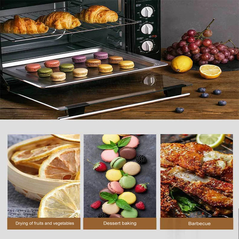 

BJM-AA Electric Baking Oven Kitchen Multifunctional Small Roaster Low Temperature Fermentation Pizza Toaster Fruit Dried