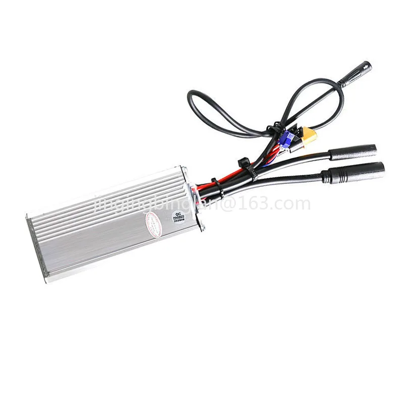 Manufacturer supplied electric bicycle controller 45 km/h 48 volts 21 amps, red motor cable V20 fat replacement parts