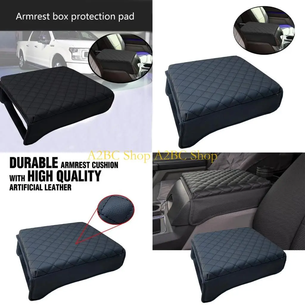 

A2BC PU Leather Car Armrest Pad Cover Mat Auto for Seat Armrests Box Mat for F15
