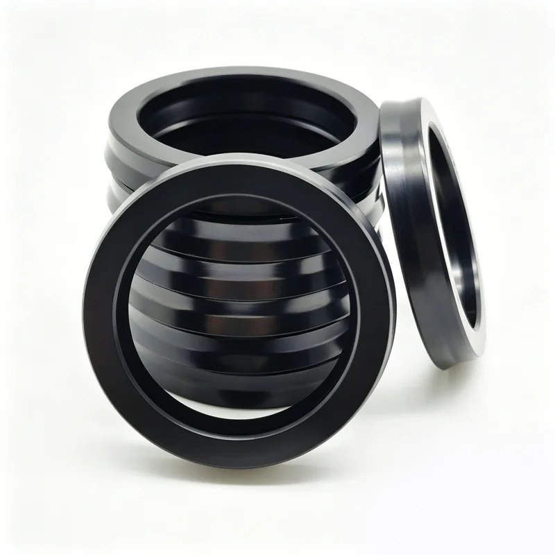 5Pcs USH/UN/U/Y Type ID30mm-85mm NBR Rubber  Air Valve Pneumatic Cylinder Piston Rod Shaft Gaket Ring Dust Wiper Gasket Oil Seal