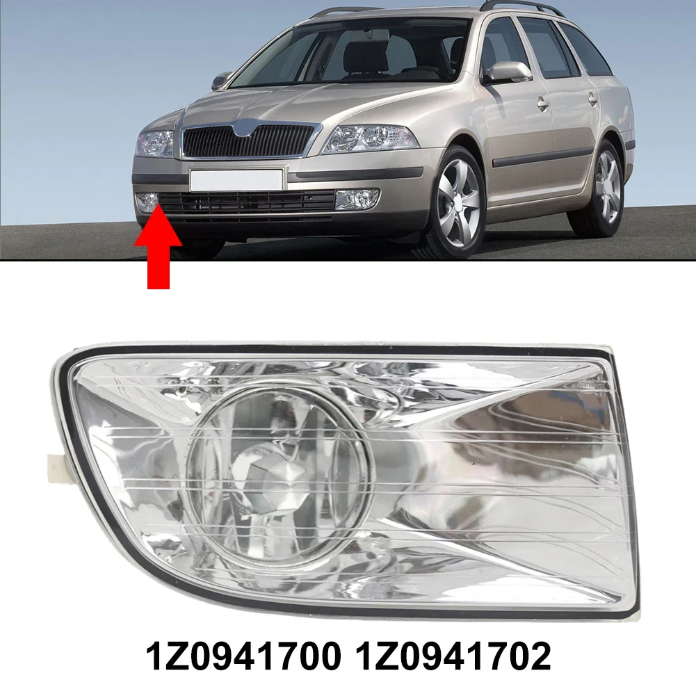 

Car Right Front Bumper Fog Light Daytime Running Drive Lamp Cover For Skoda Octavia 2004-2008 1Z0941700 1Z0941702 Without Bulb