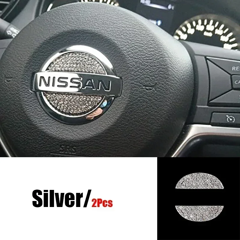 Car Steering Wheel Decor Stickers for Nissan Juke Terrano 3 GTR Skyline Serena Note Leaf Almera Qashqai J10 Tiida Teana J32 J31