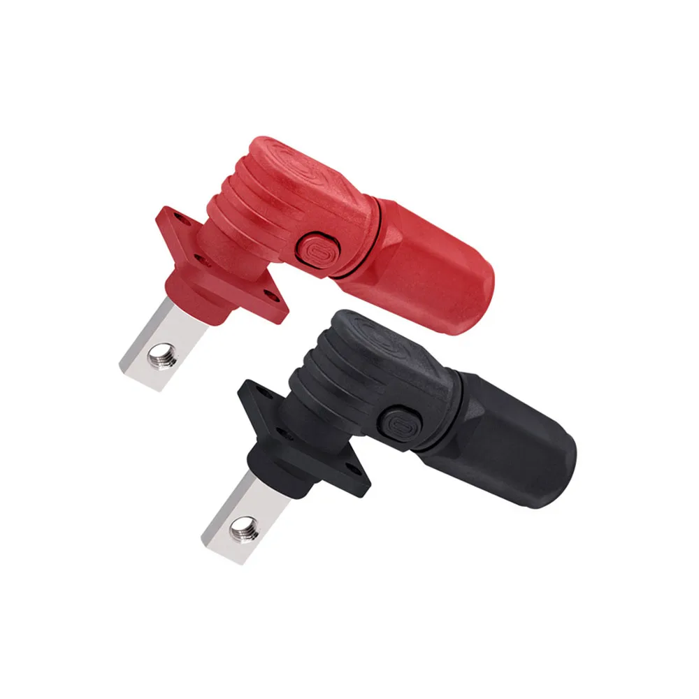 Battery Energy Storage Connector High Current Quick Plug Terminal Flame Retardant IP67 Waterproof Elbow Power Terminal 120A 200A