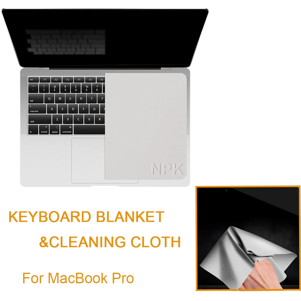 Laptop Dustproof Screen Cleaner Cover Protective Film Cleaning Cloth Keyboard Blanket For MacBook Pro 13/15/16 Inch