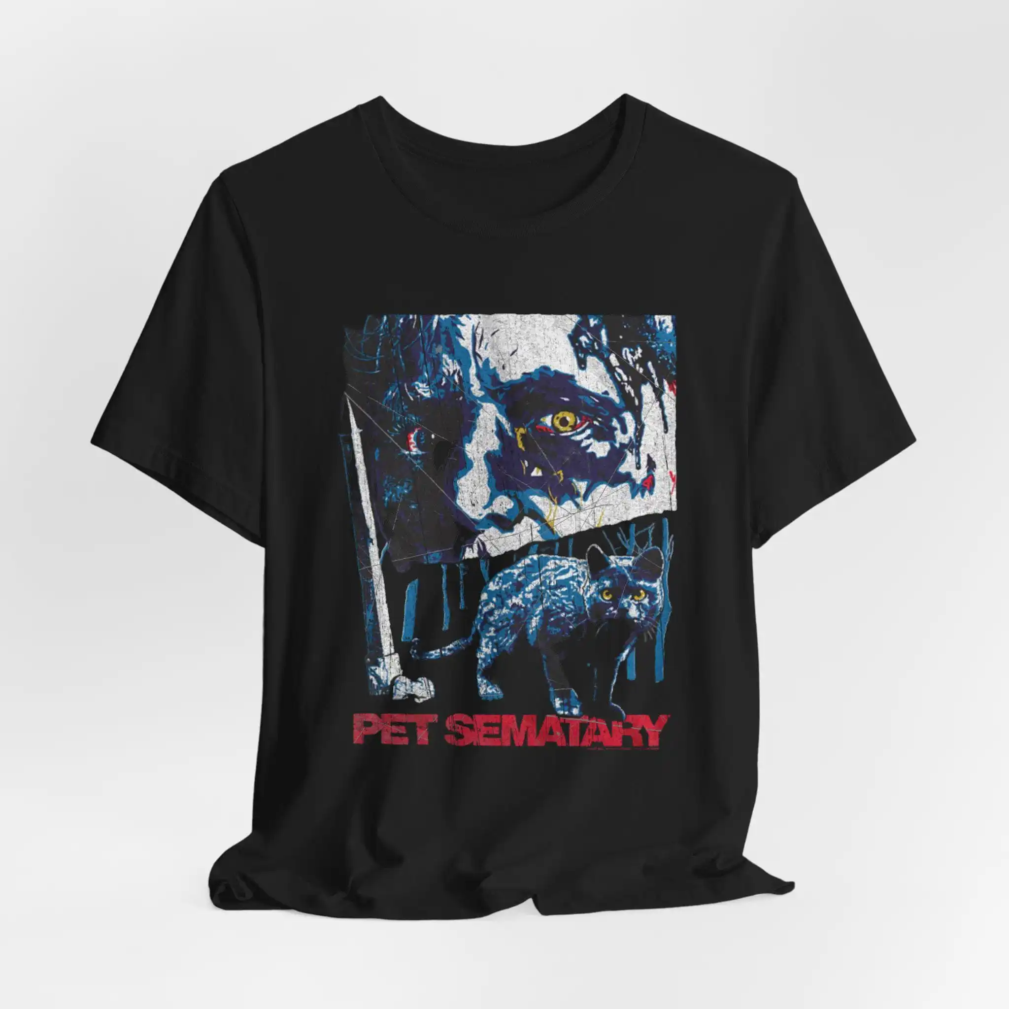 

PET SEMATARY T shirt Vintage Aesthetic Horror Distressed Stephen King