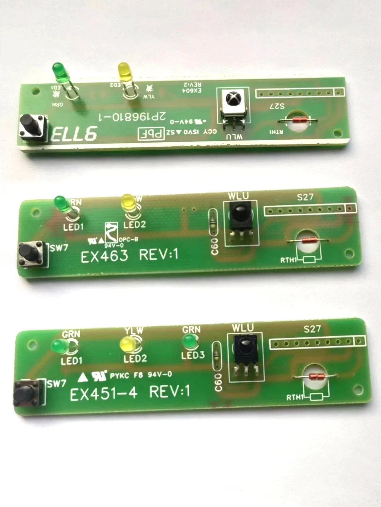 EX463รอบ: 1รอบ EX451: หัวตัวรับเซ็นเซอร์ควบคุมระยะไกลอินฟราเรด1 2P196810-1สำหรับ DAIKIN