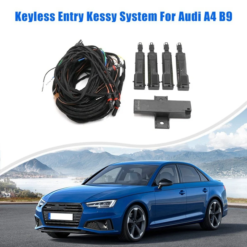 

Автомобильная бесключевая Система доступа Kessy для A4 B9 Facelift A5 2020-2022 8W0927753 8W0927754 4M0907247 аксессуары