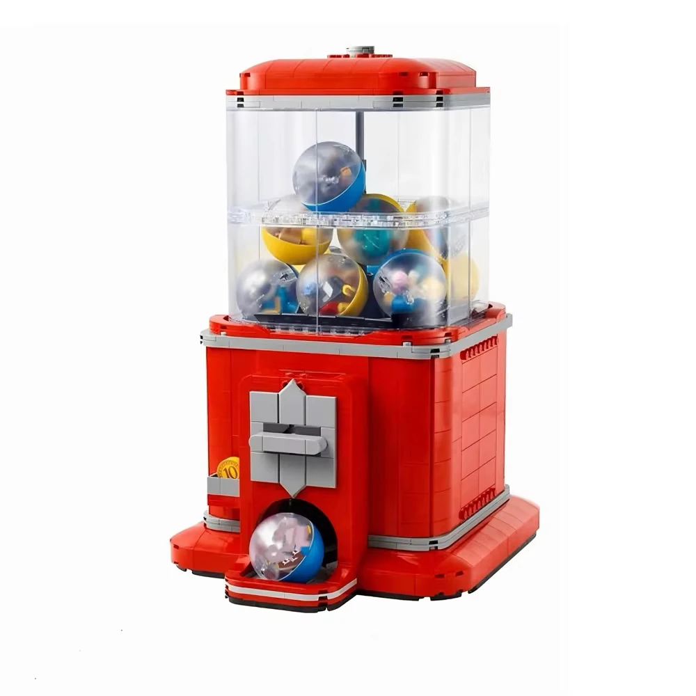 

1343pcs minifigure vending machine 21358 building blocks puzzle model and doll boys and girls holiday birthday Christmas giftS