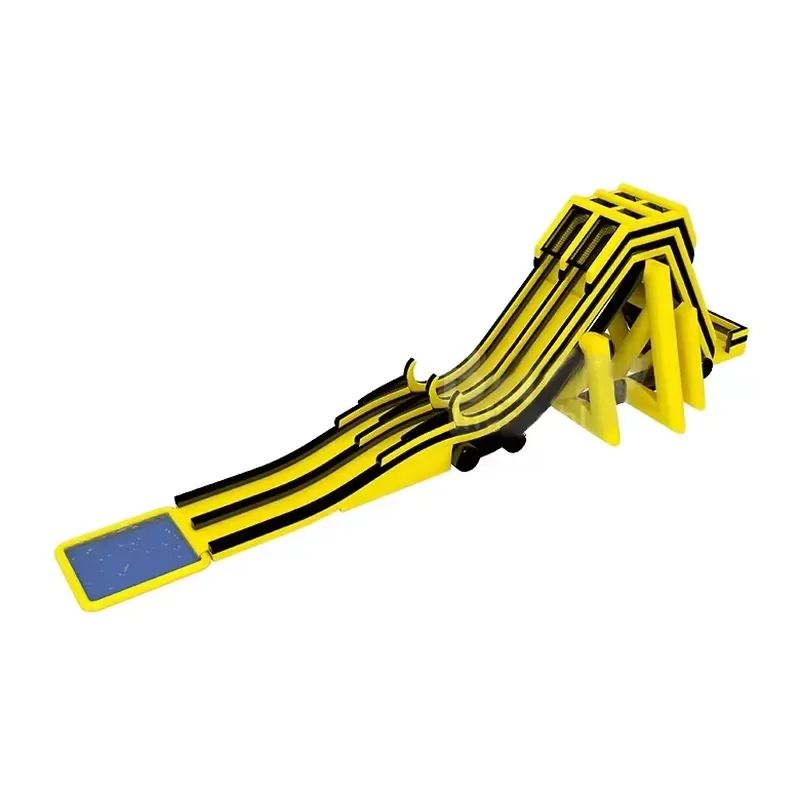 Custom XXL Yellow Outdoor Inflatable Water Slide with Dual Lane CE Certified Commercial Use PVC Material