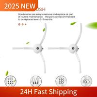 2025 Trend 6Pcs Side Brush Replacement For Xiaomi Roborock S6 S6 Pure S5 S5 Max S4 E4 E20 E25 E35 C10 S50 S51 Robot Vacuum Parts