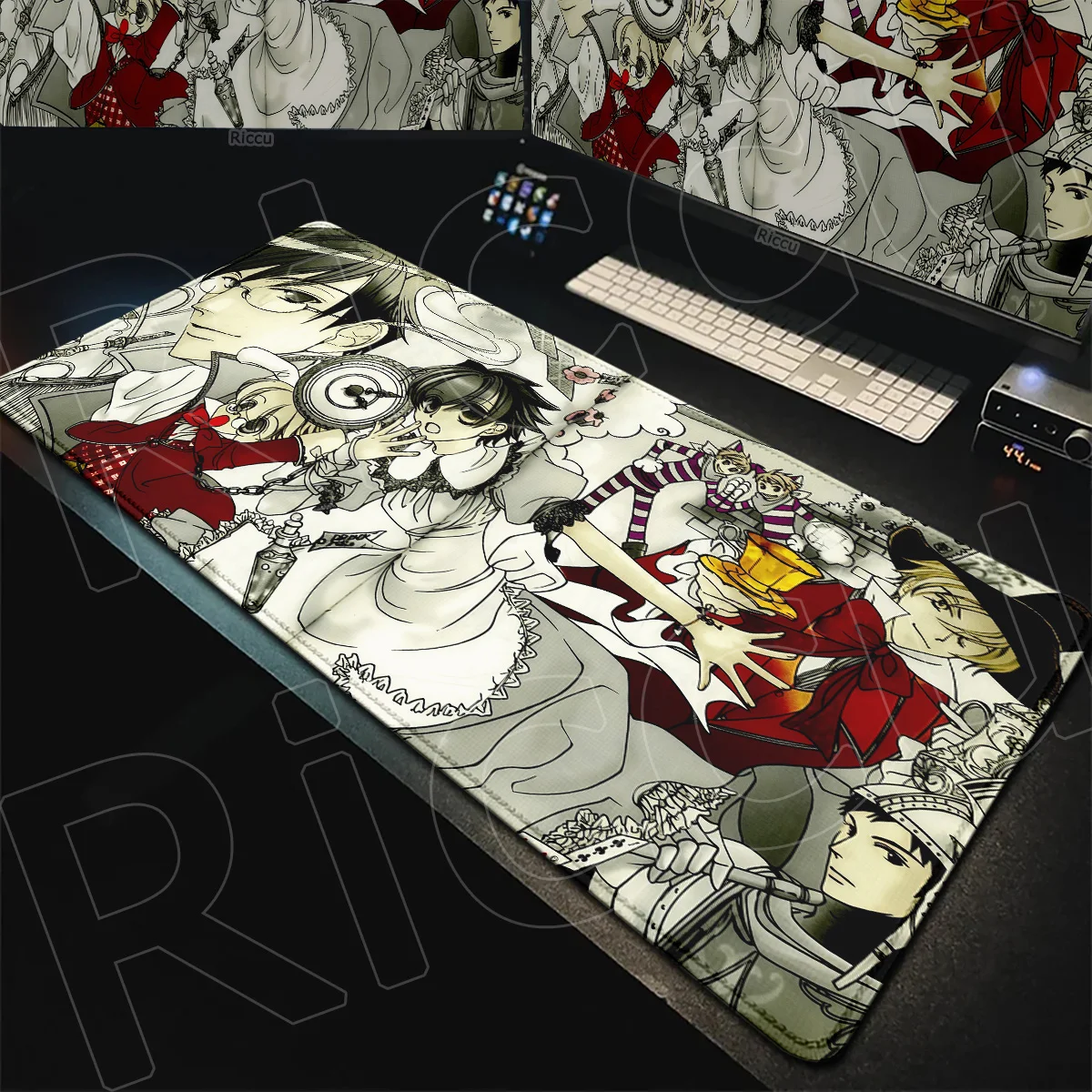 Hot Anime Ouran High School Host Club Mousepad E-sport Game Cabinet Rug XXL HD Printing Notebook Tabletop Mat Office Accessories