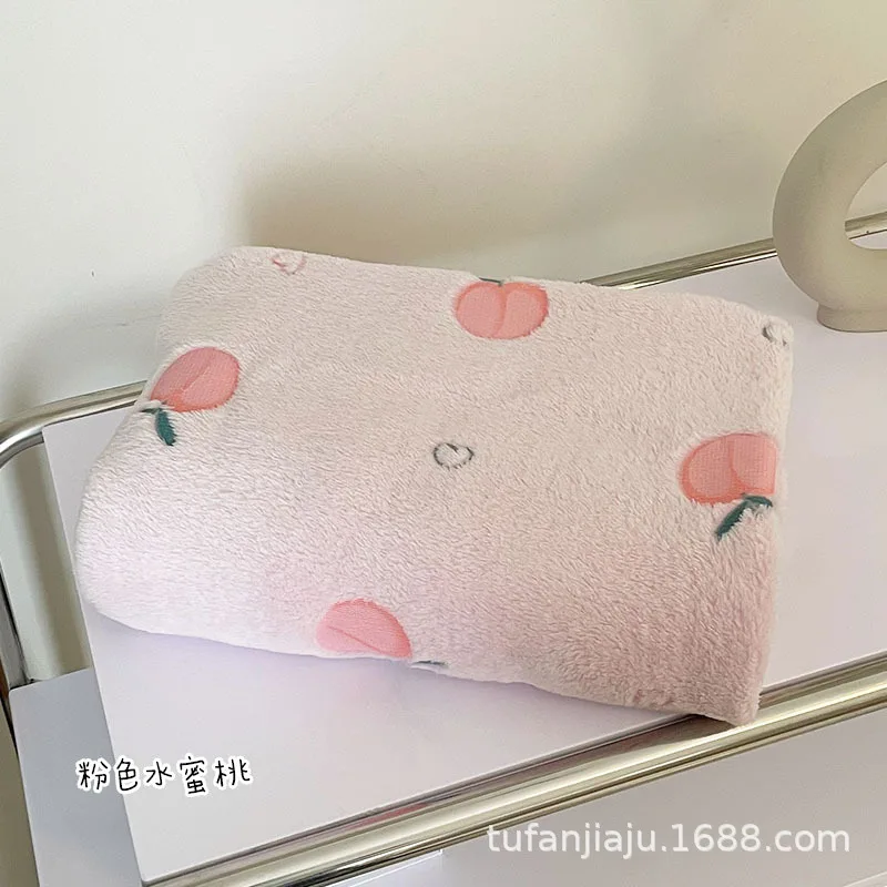 Blanket Quilt Office Nap Blanket Air Conditioning Quilt Coral Fleece Small Blanket Student Dormitory Baby Blanket