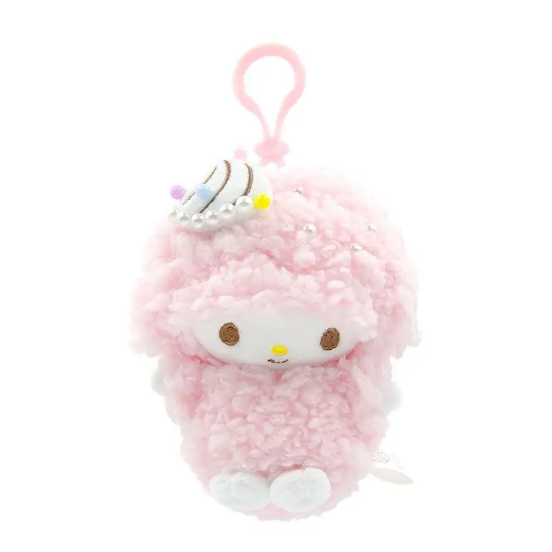Sanrio Kawaii My Sweet เปียโนพวงกุญแจการ์ตูนของเล่นตุ๊กตากระเป๋าเป้สะพายหลังจี้ตุ๊กตาน่ารักตุ๊กตาเหรียญกระเป๋าสตางค์สาวของขวัญวันเกิด