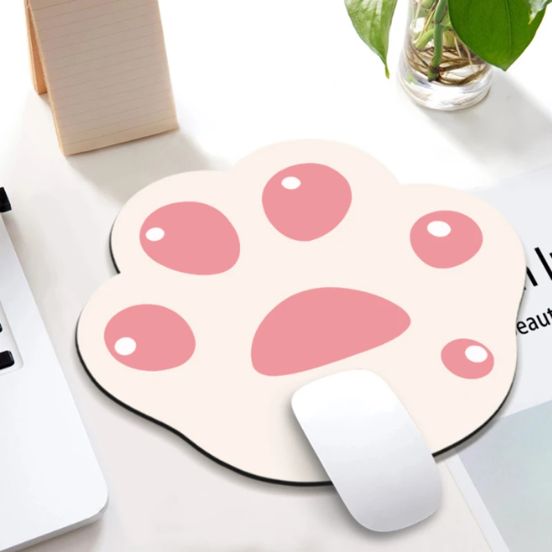 

Kawaii Cat Paw Mouse Pad Non Slip Gaming Mice Mat Creative Comfortable Mousepad Wrist Rest Support Deskpad Office Supplies