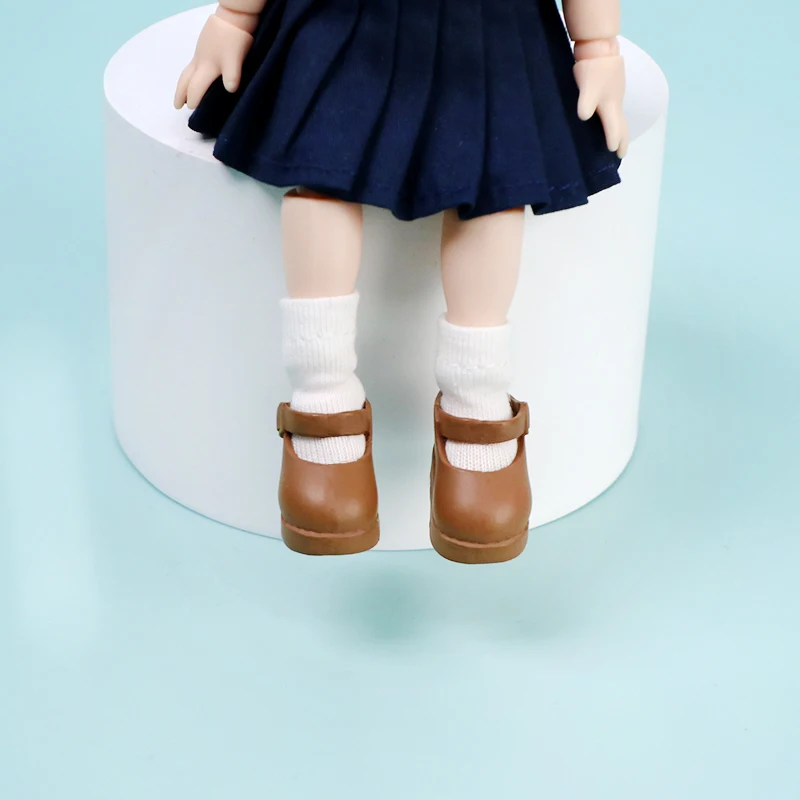 OB11 Doll Uniform Shoes OB11 Accessories 1/12 Bjd Doll Shoes Decoration Detachable Doll PVC Material Three Colors