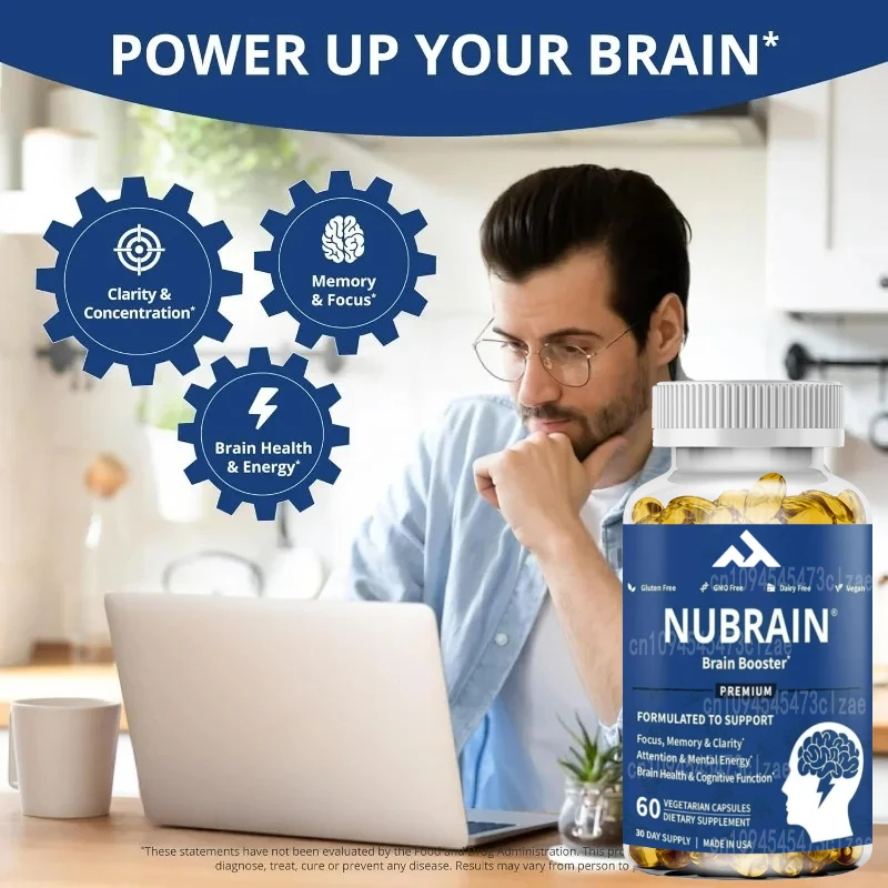 

High Quality Puzzle Brain Supplement Containing St. John's Wort, Ginkgo Leaves, Purslane, Etc. -60 Vegetarian Capsules