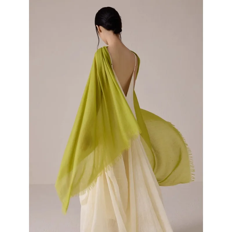 

Summer new versatile sunscreen romantic elegant scarf shawl