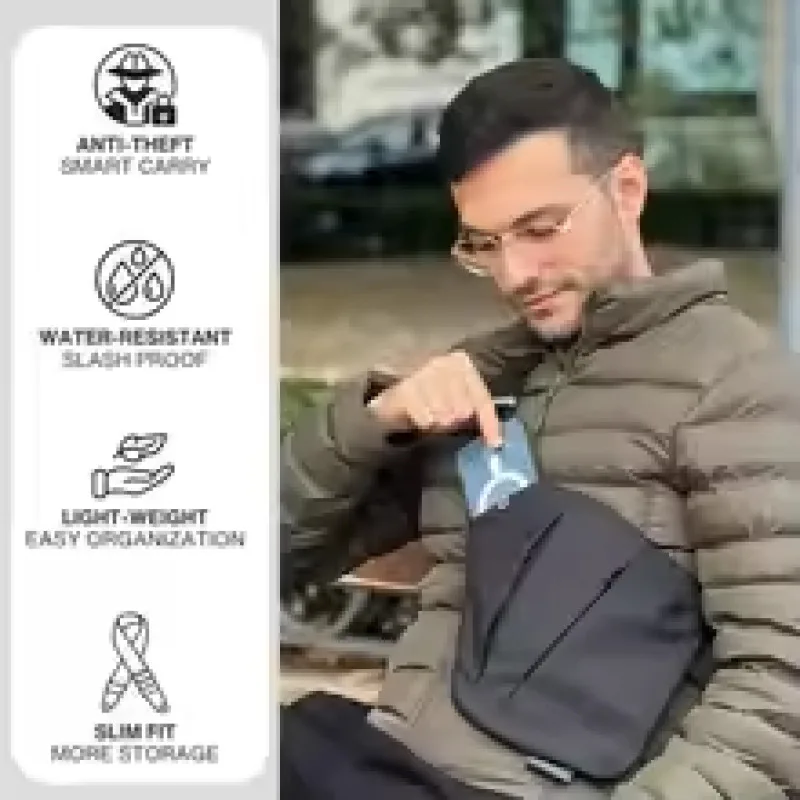 

Gun Bags Tactical Bags New Cross Border Chest Bag Men's Slant Cross Bag Large Capacity Multi-Pocket Shoulder Bag