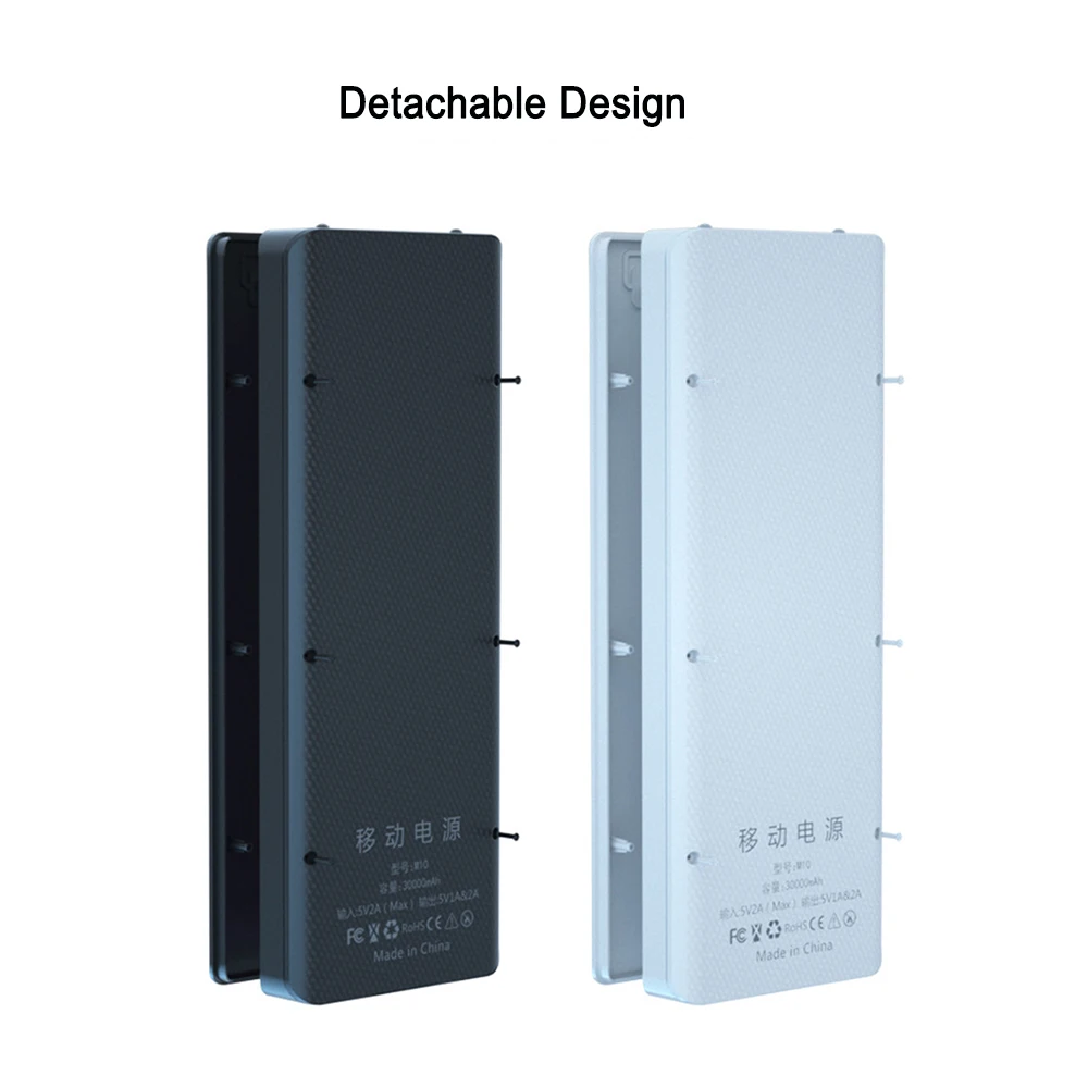 

DIY 10*18650 Power Bank Case External 5V PD Fast Charging Battery Charge Storage Box Shell For Charging Mobile Phones Portable