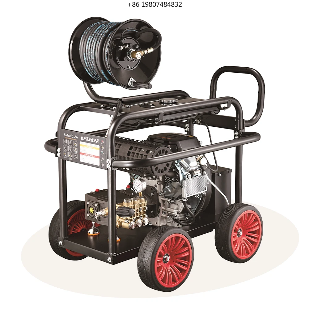 Pressure Electric Engine Pipe Dredging Factory Supply Water Jet Drain Cleaner Portable High