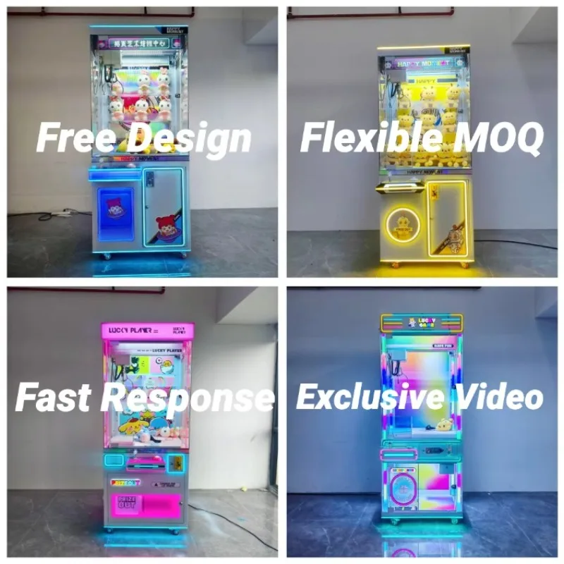Customize The Appearance New Arrival Crane Game Machine Coin Operated Toy Vending Claw Machine for Sale