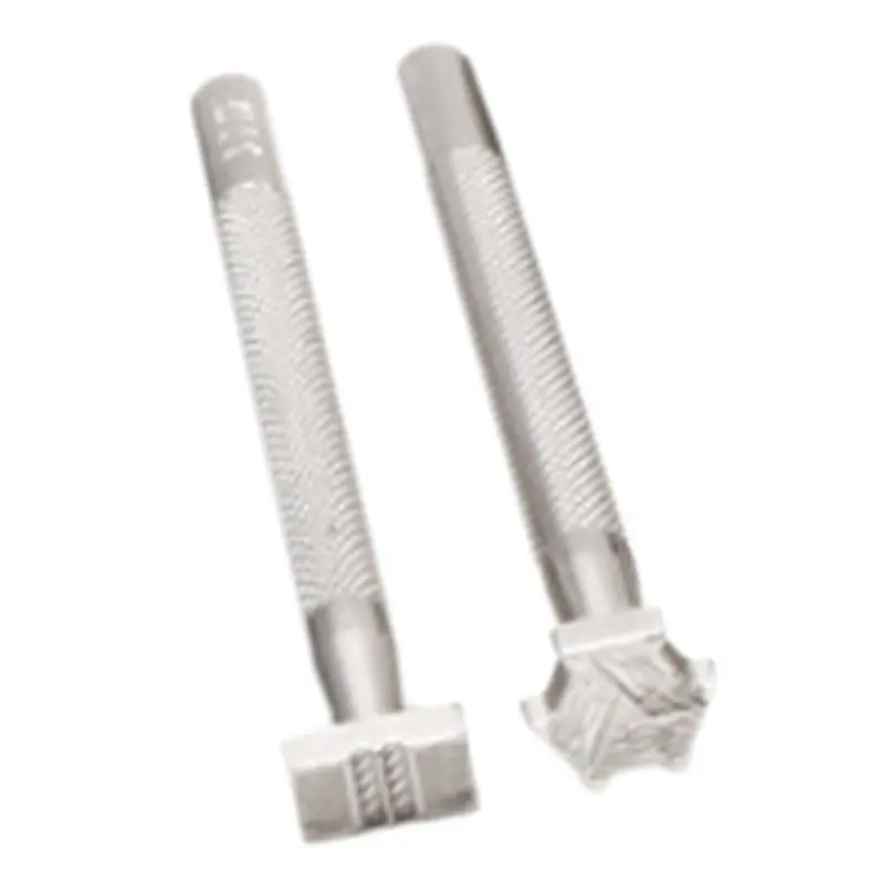 [LXYA68Z!] X551 KJ003 Two Different Design For Craft Working, 2 Pcs Professional Leather Stamp Tool Sets
