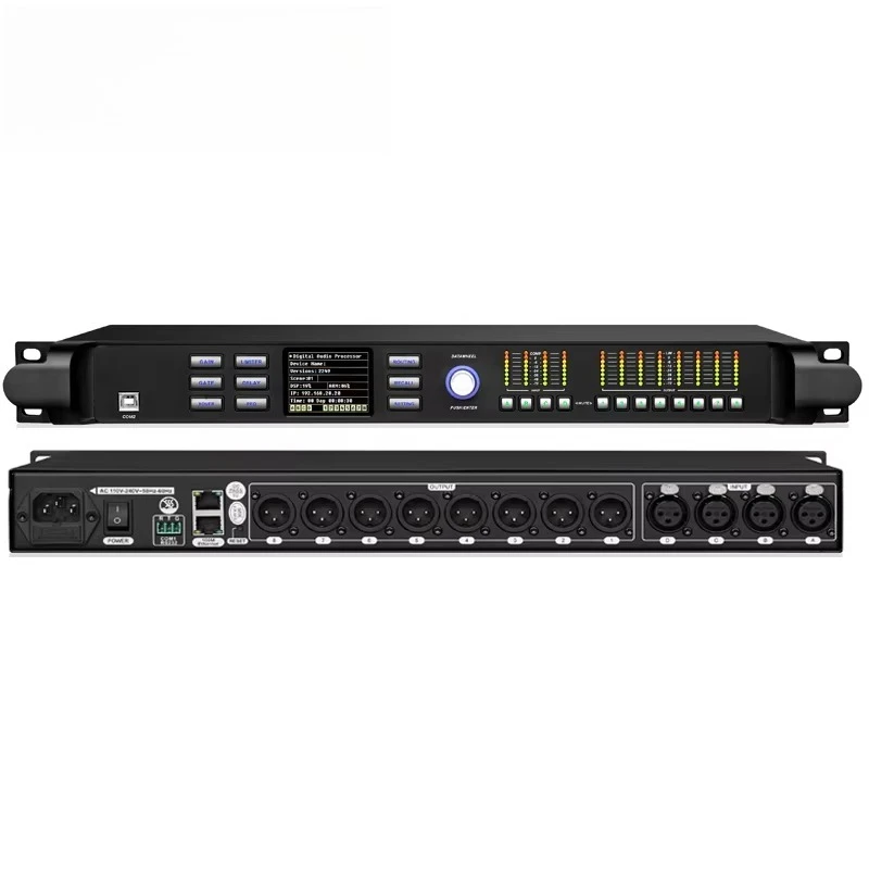 

LM848RT Цифровой аудиопроцессор 96 кГц Эффекты DSP 4-в-8-выхода для церковной сцены Эффекты DSP 4-в-8-выходов для церковной сцены 4-в-8-выхода