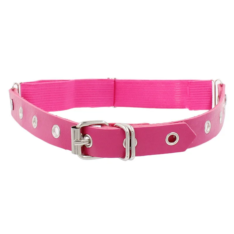 المرأة مثير مطاطا بولي Leather الجلود الساق الدائري الأربطة الملابس الداخلية حزام الشرير القلب برشام الفخذ الدائري القوطي Harajuku تسخير جوارب الرباط