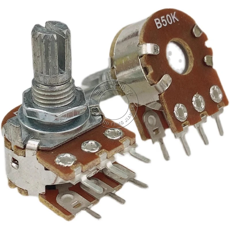 2 шт. Microlab M-200 компьютерный динамик основная регулировка громкости потенциометр из углеродной пленки B50K бас 6 контактов B10K