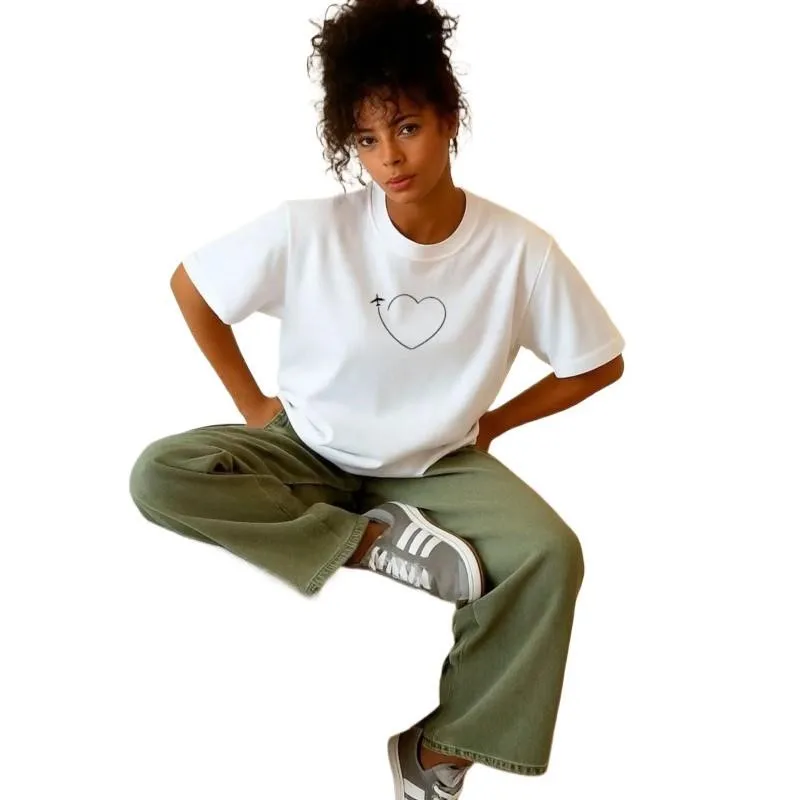 2026 Summer Women's T-shirts New Model Cotton Popular Simple Style Woman Tops Study Work Friend Gathering T-shirt 
