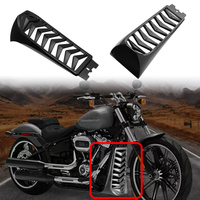 Motorcycle Front Lower Radiator Cover Chin Fairing Spoiler For Harley Softail Street Bob Breakout FXBR FXBRS 2018-2022